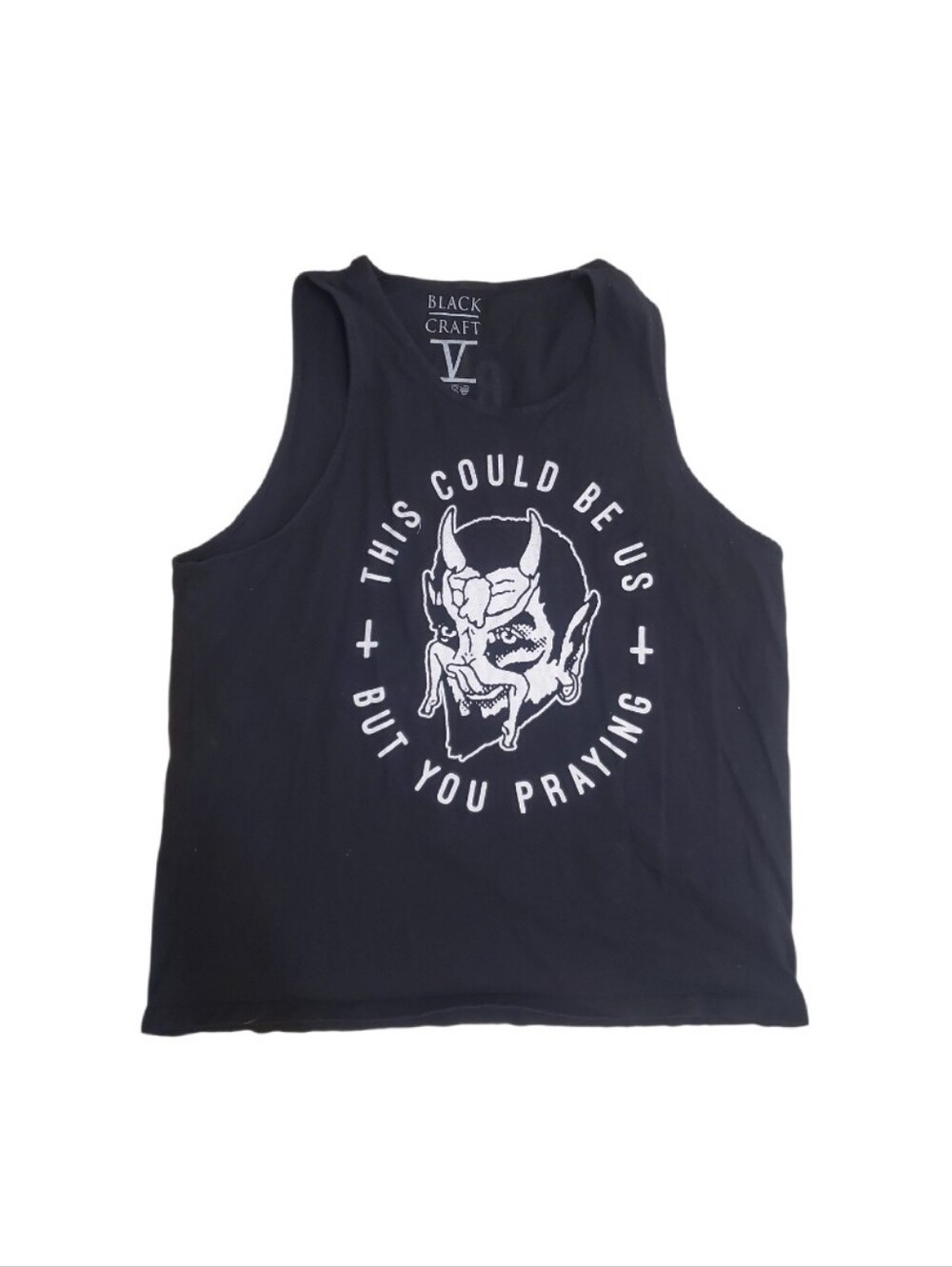 Blackcraft Cult Men's Black This Could Be Us Sleeveless Tank Top 2XL